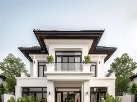 别墅外墙漆施工